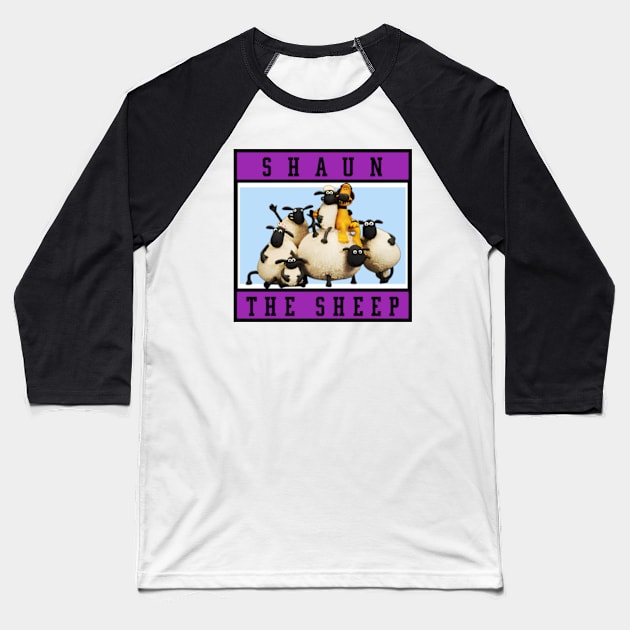 shaun the sheep Baseball T-Shirt by youne street